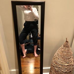 Unique Blue Corduroy Capri Pants